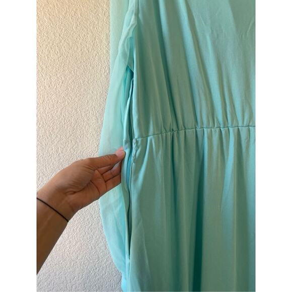 Vintage women’s 70s maxi gown size xl with waist‎ belt - Picture 5 of 9